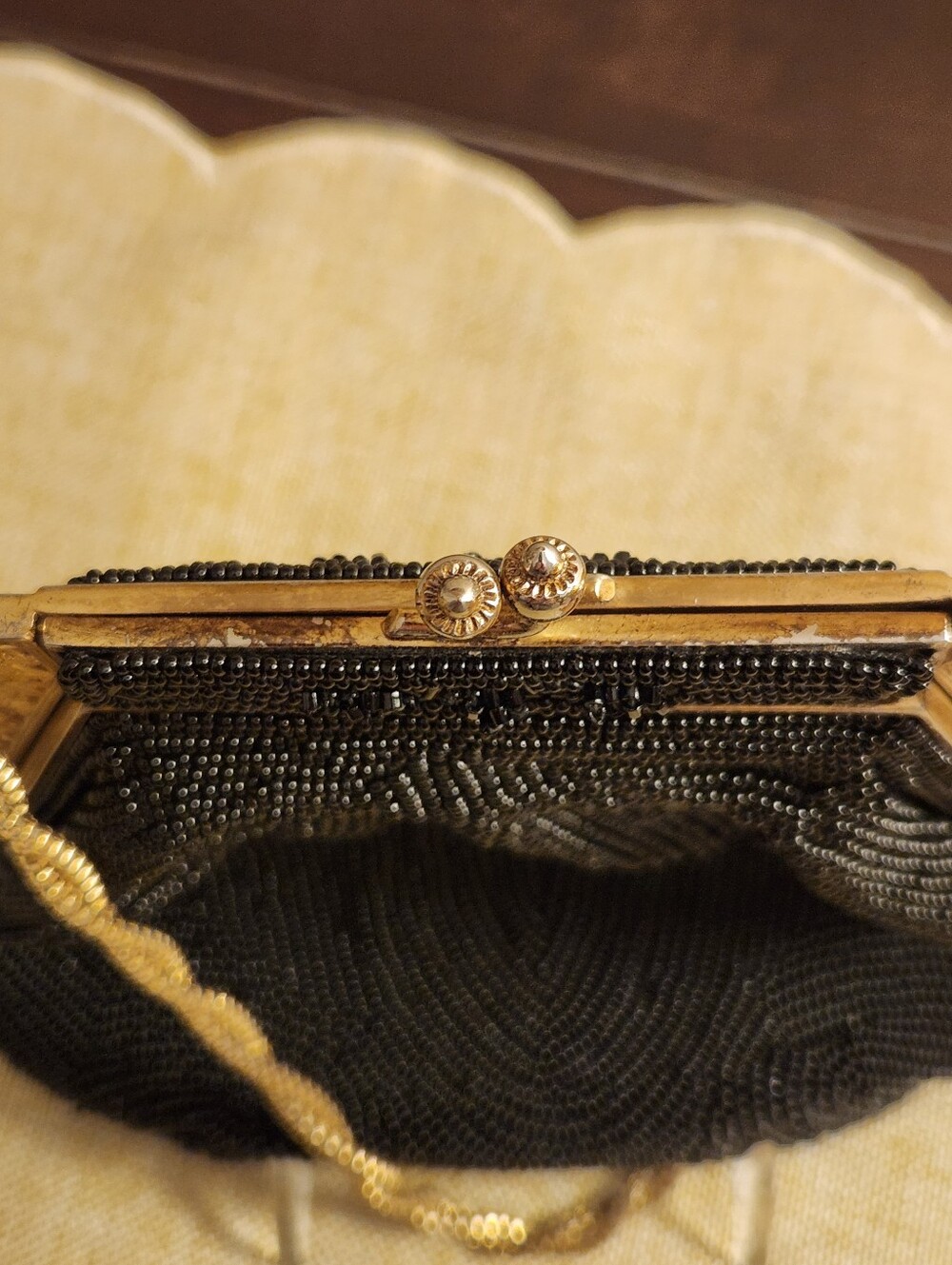 1960s Walborg Black Beaded Handbag - Picture 9 of 10